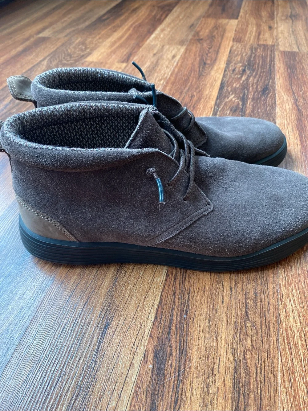 Hey Dude Jo Suede mens  Chukka slip on boot Brown Sz 9